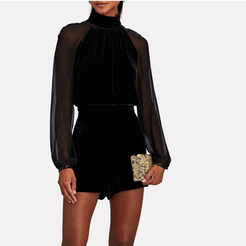 NWT Intermix Velvet Romper
